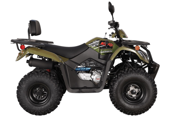 Квадрицикл KAYO AU200 спинка (ЗЕЛЕНЫЙ ХАКИ) (ПТС) pitbikemarket.ru
